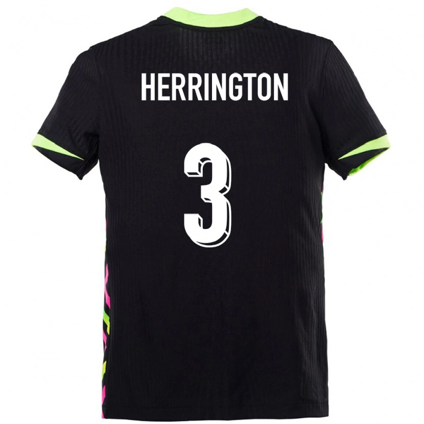 Danxen Femme Maillot Australie Lucas Herrington #3 Bleu Foncé Tenues Extérieur 24-26 T-Shirt