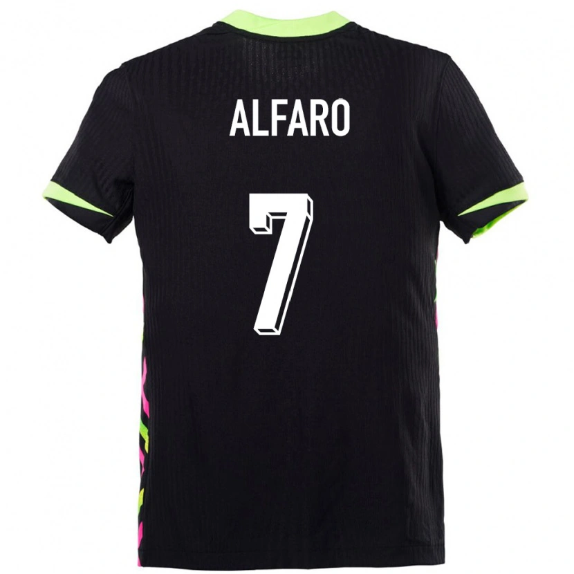 Danxen Femme Maillot Australie Nickolas Alfaro #7 Bleu Foncé Tenues Extérieur 24-26 T-Shirt