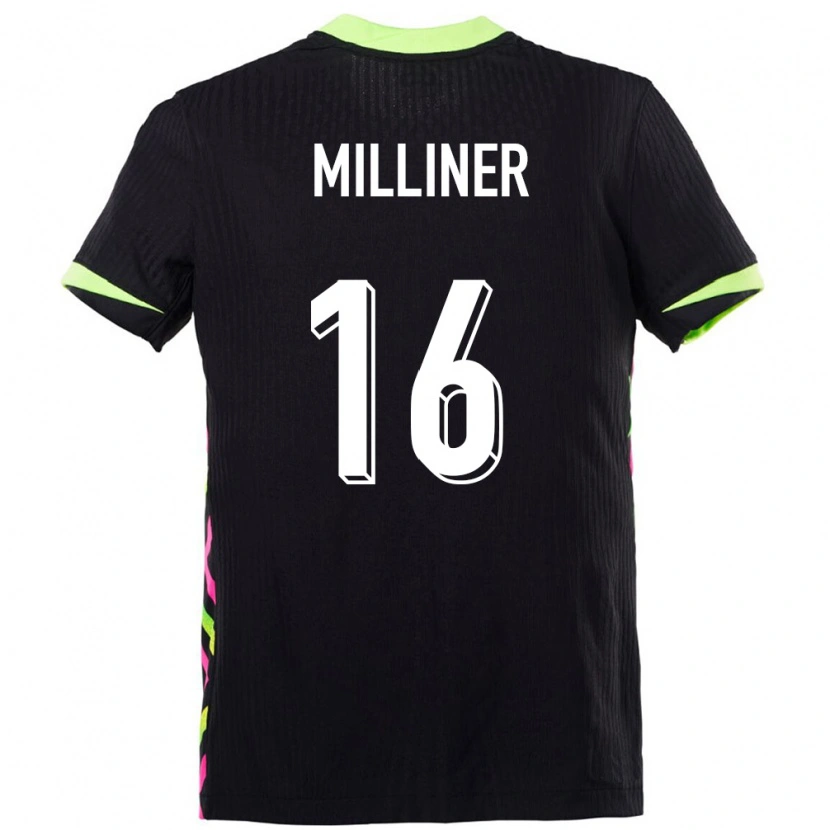 Danxen Femme Maillot Australie Miles Milliner #16 Bleu Foncé Tenues Extérieur 24-26 T-Shirt