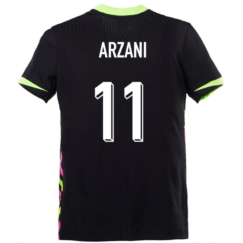 Danxen Femme Maillot Australie Daniel Arzani #11 Bleu Foncé Tenues Extérieur 24-26 T-Shirt