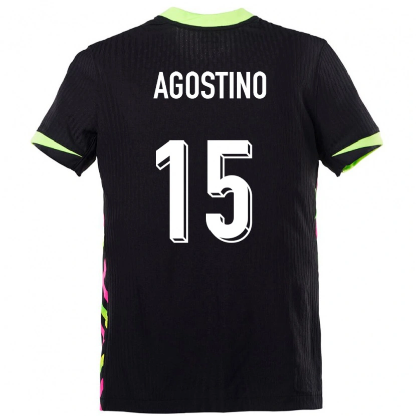 Danxen Femme Maillot Australie Nick D'agostino #15 Bleu Foncé Tenues Extérieur 24-26 T-Shirt