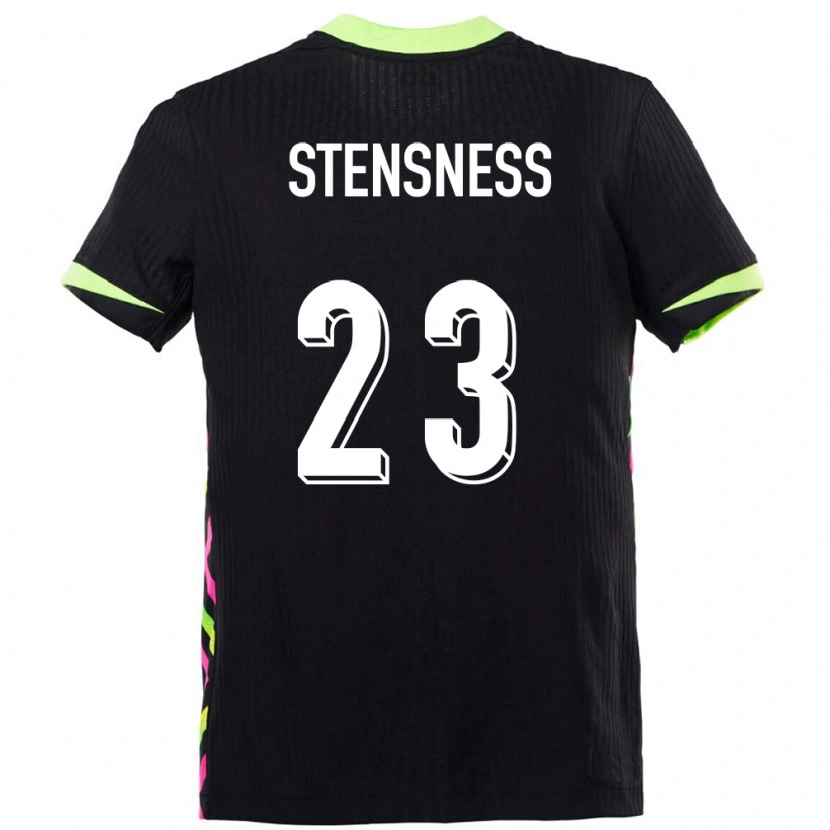 Danxen Femme Maillot Australie Gianni Stensness #23 Bleu Foncé Tenues Extérieur 24-26 T-Shirt