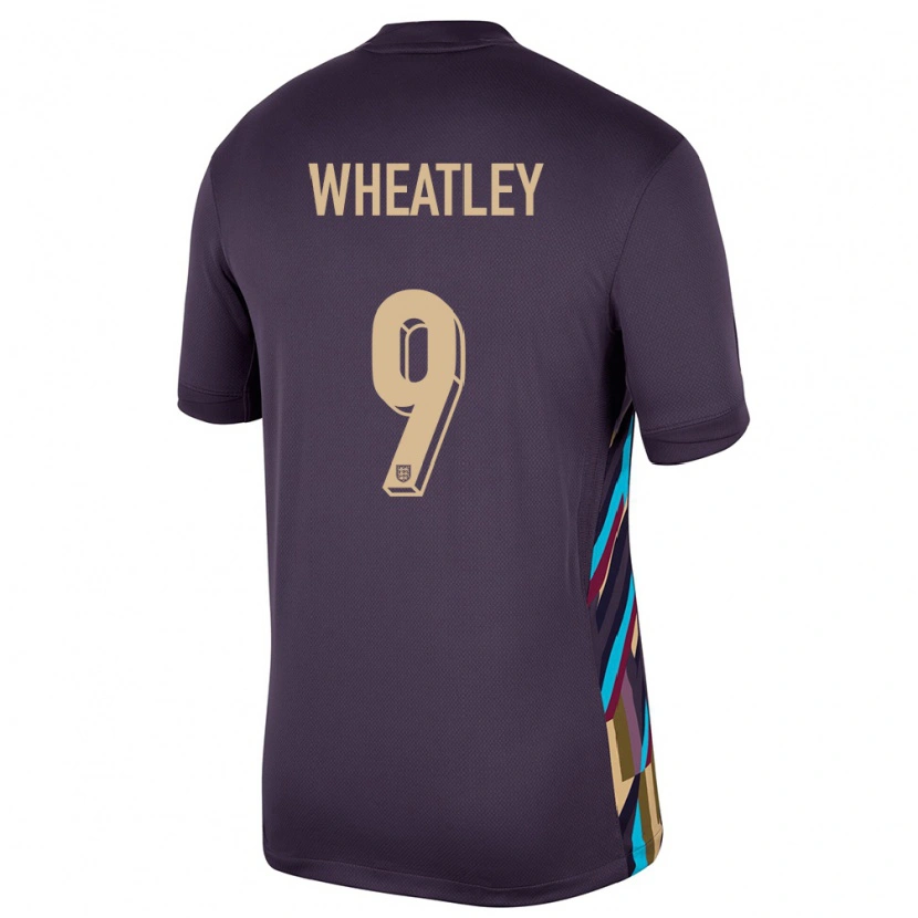 Danxen Femme Maillot Angleterre Ethan Wheatley #9 Raisins Noirs Tenues Extérieur 24-26 T-Shirt