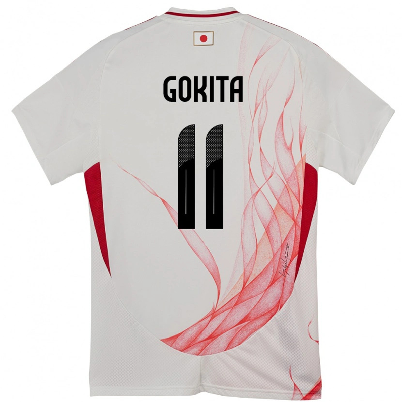 Danxen Femme Maillot Japon Kishin Gokita #11 Blanc Tenues Extérieur 24-26 T-Shirt
