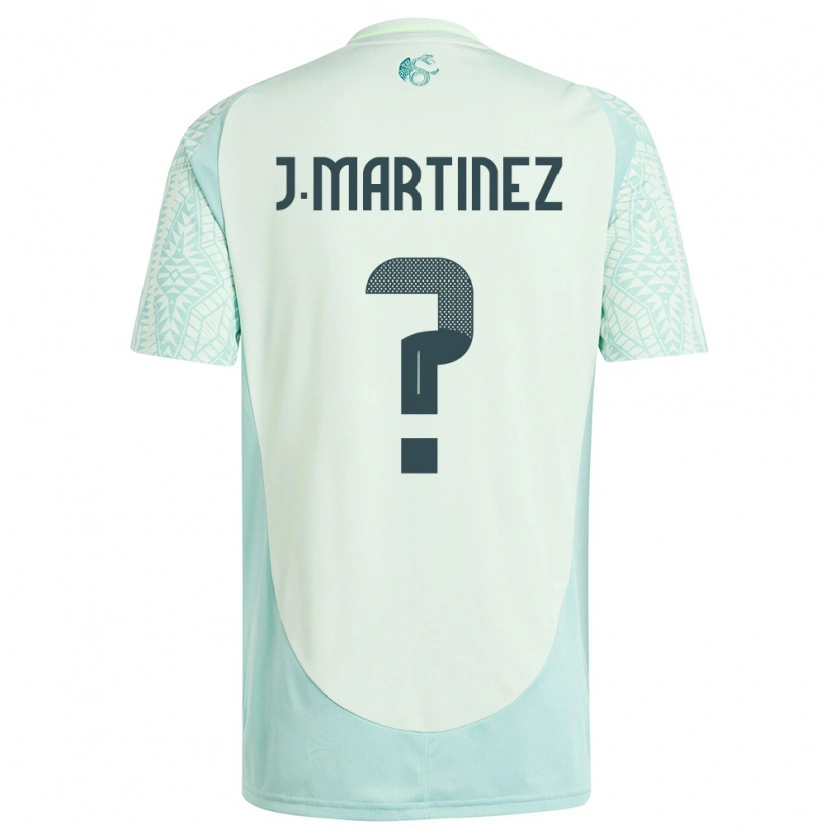 Danxen Femme Maillot Mexique Juan Martínez #0 Lin Vert Tenues Extérieur 24-26 T-Shirt