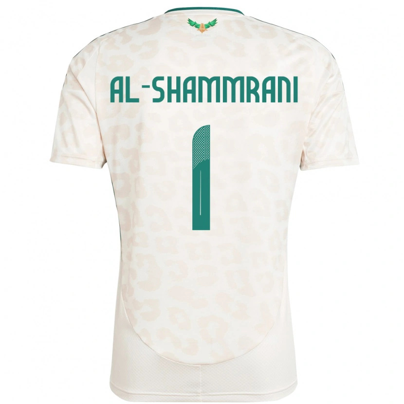 Danxen Femme Maillot Arabie Saoudite Faisal Al-Shammrani #1 Blanc Tenues Extérieur 24-26 T-Shirt