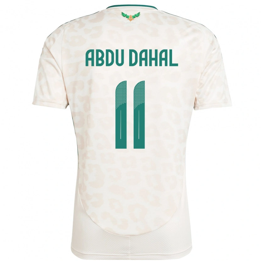 Danxen Femme Maillot Arabie Saoudite Sabri Abdu Dahal #11 Blanc Tenues Extérieur 24-26 T-Shirt