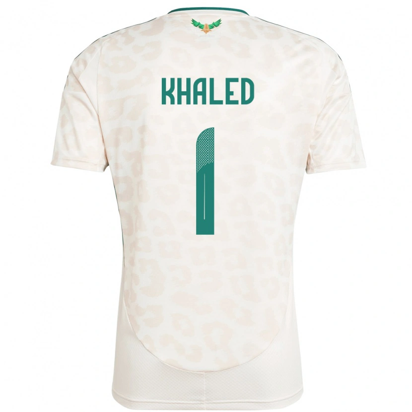 Danxen Femme Maillot Arabie Saoudite Sarah Khaled #1 Blanc Tenues Extérieur 24-26 T-Shirt