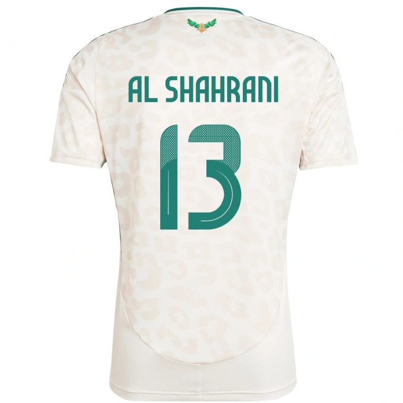 Danxen Femme Maillot Arabie Saoudite Yaseer Al Shahrani #13 Blanc Tenues Extérieur 24-26 T-Shirt