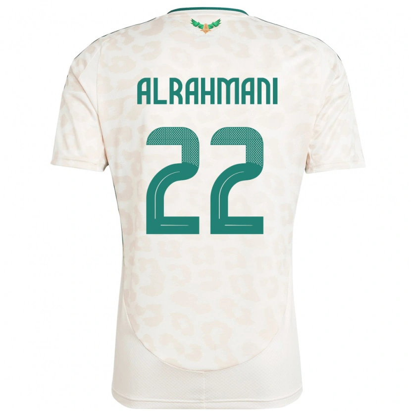 Danxen Femme Maillot Arabie Saoudite Saleh Alrahmani #22 Blanc Tenues Extérieur 24-26 T-Shirt