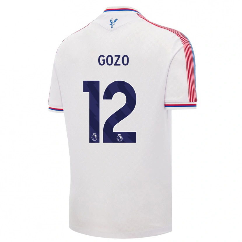 Danxen Femme Maillot Zavier Gozo #12 Blanc Rouge Bleu Tenues Domicile 2026/27 T-Shirt
