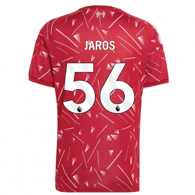 Danxen Femme Maillot Vitezslav Jaros #56 Blanc Rouge Tenues Domicile 2026/27 T-Shirt