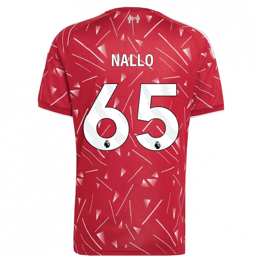Danxen Femme Maillot Amara Nallo #65 Blanc Rouge Tenues Domicile 2026/27 T-Shirt