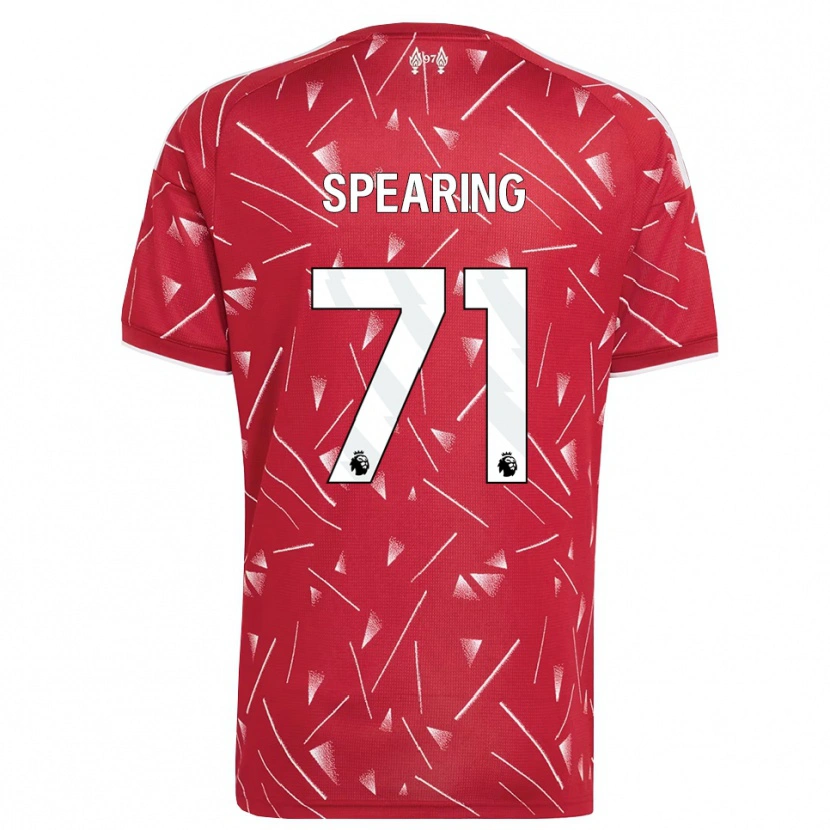 Danxen Femme Maillot Jay Spearing #71 Blanc Rouge Tenues Domicile 2026/27 T-Shirt