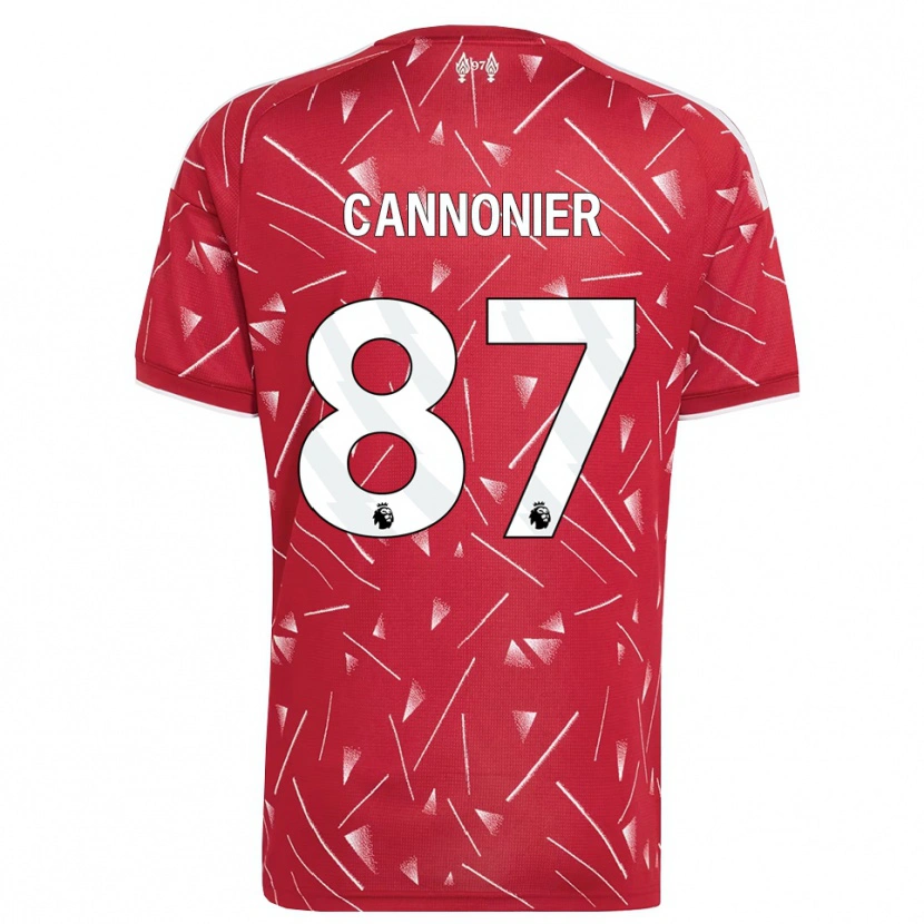Danxen Femme Maillot Oakley Cannonier #87 Blanc Rouge Tenues Domicile 2026/27 T-Shirt