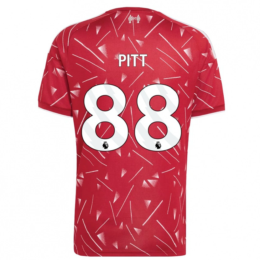 Danxen Femme Maillot Lucas Pitt #88 Blanc Rouge Tenues Domicile 2026/27 T-Shirt