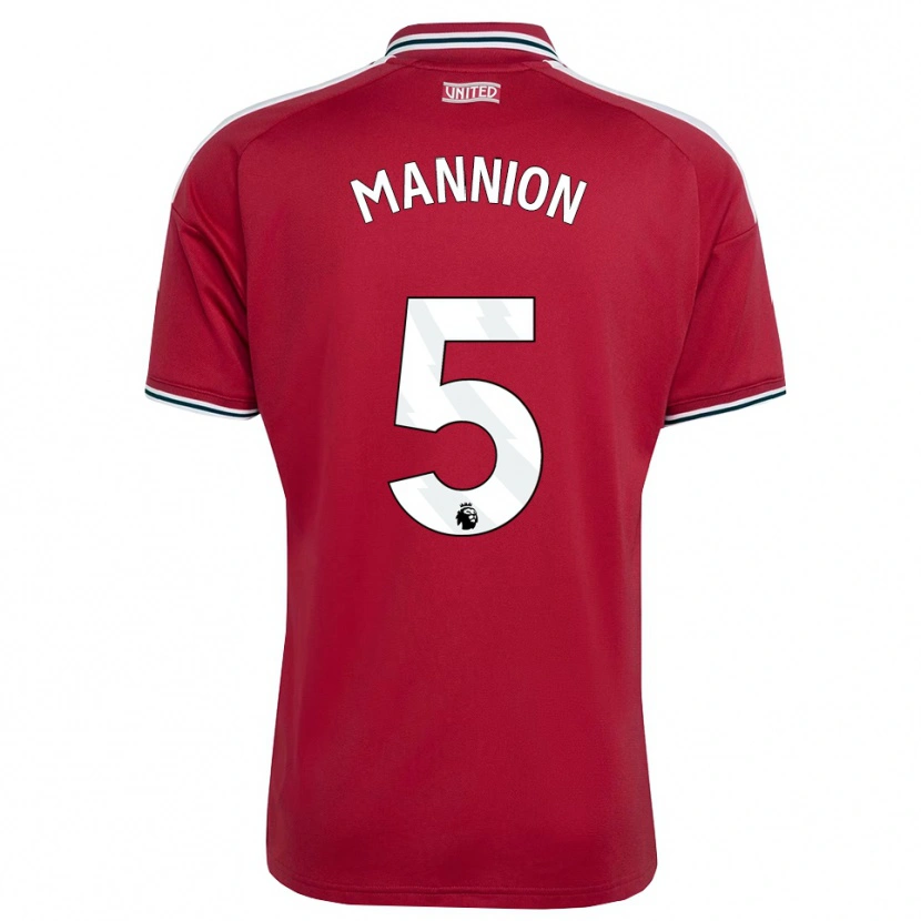 Danxen Femme Maillot Aoife Mannion #5 Rouge Jaune Blanc Tenues Domicile 2026/27 T-Shirt