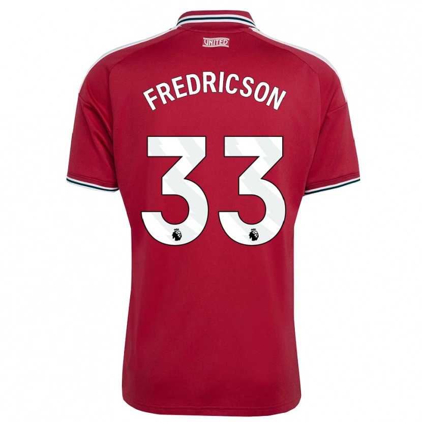 Danxen Femme Maillot Tyler Fredricson #33 Rouge Jaune Blanc Tenues Domicile 2026/27 T-Shirt