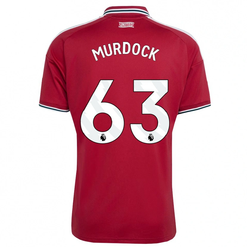 Danxen Femme Maillot Will Murdock #63 Rouge Jaune Blanc Tenues Domicile 2026/27 T-Shirt