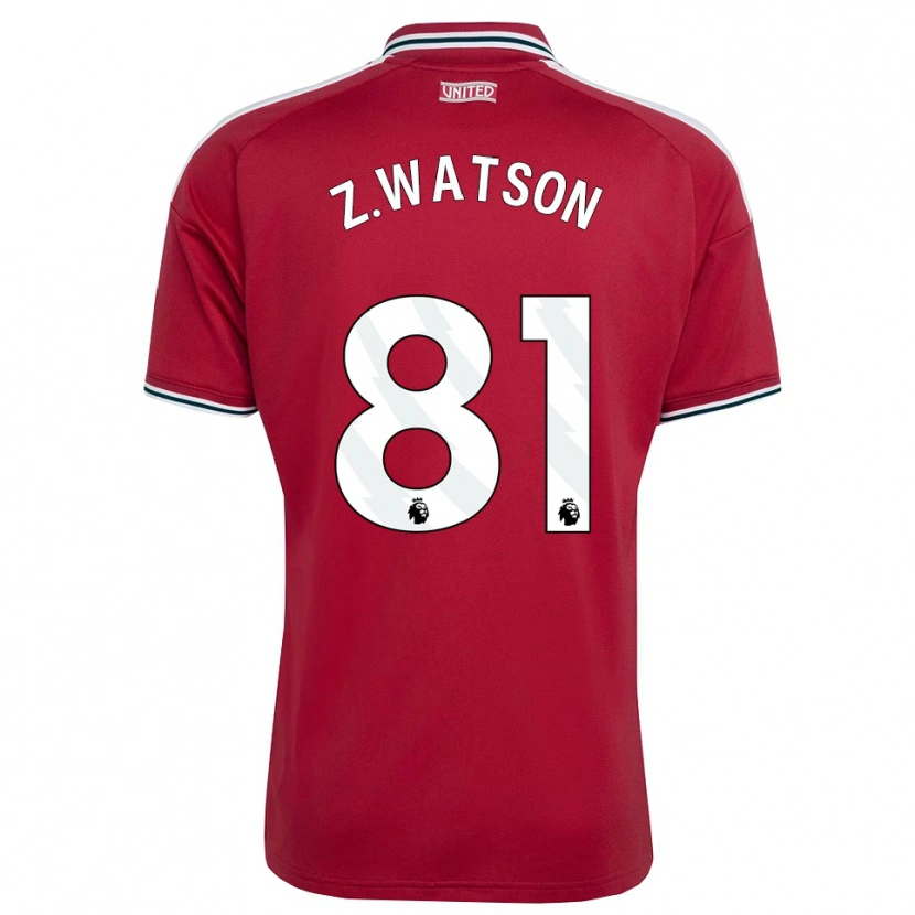Danxen Femme Maillot Zac Watson #81 Rouge Jaune Blanc Tenues Domicile 2026/27 T-Shirt