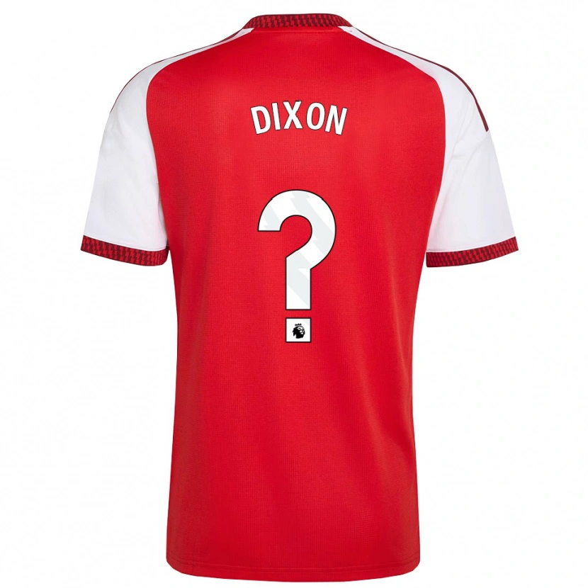 Danxen Femme Maillot Danny Dixon #0 Rouge Blanc Noir Tenues Domicile 2026/27 T-Shirt