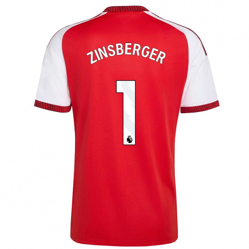 Danxen Femme Maillot Manuela Zinsberger #1 Rouge Blanc Noir Tenues Domicile 2026/27 T-Shirt
