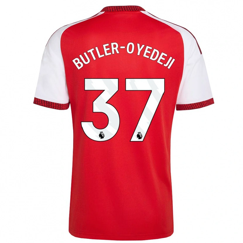 Danxen Femme Maillot Nathan Butler-Oyedeji #37 Rouge Blanc Noir Tenues Domicile 2026/27 T-Shirt