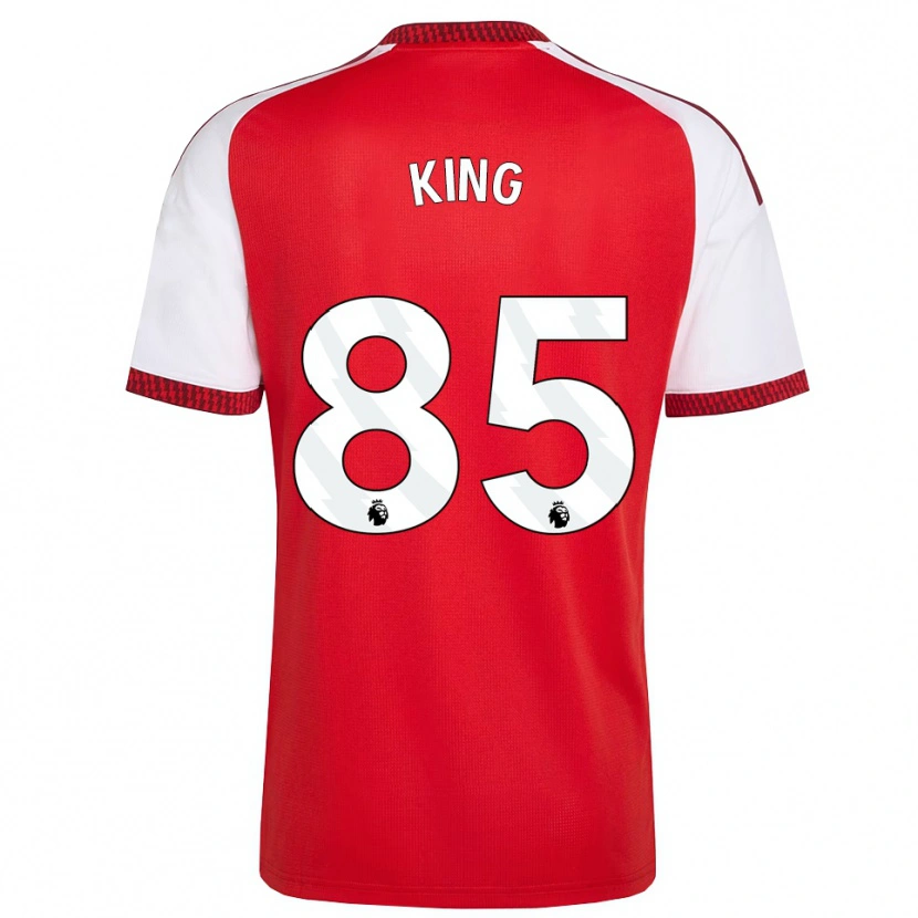Danxen Femme Maillot Josiah King #85 Rouge Blanc Noir Tenues Domicile 2026/27 T-Shirt