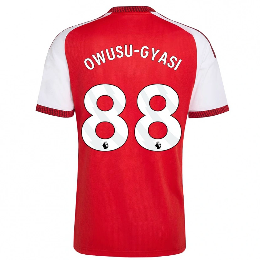 Danxen Femme Maillot Abraham Owusu-Gyasi #88 Rouge Blanc Noir Tenues Domicile 2026/27 T-Shirt
