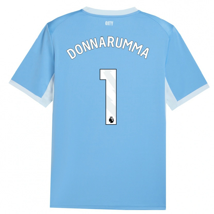 Danxen Femme Maillot Gianluigi Donnarumma #1 Lightskyblue Blanc Tenues Domicile 2026/27 T-Shirt
