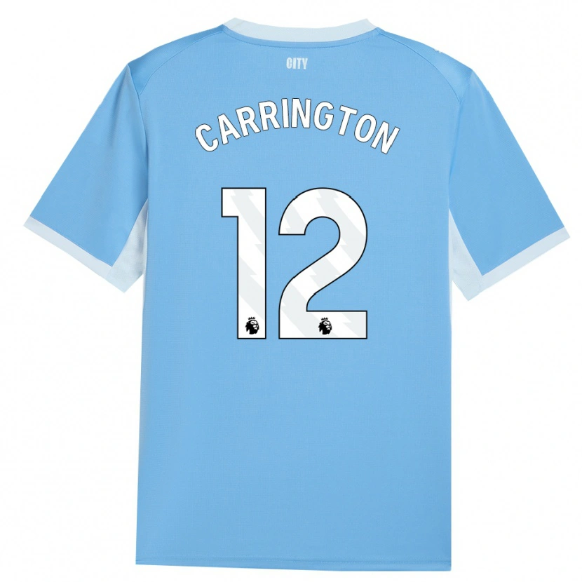 Danxen Femme Maillot Theo Carrington #12 Lightskyblue Blanc Tenues Domicile 2026/27 T-Shirt