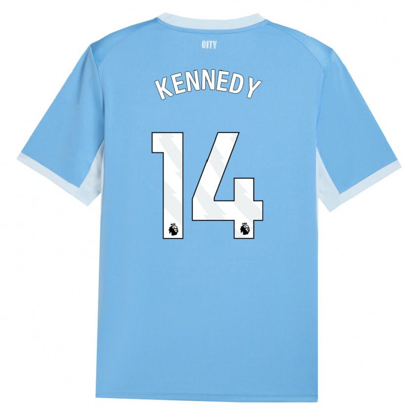 Danxen Femme Maillot Alanna Kennedy #14 Lightskyblue Blanc Tenues Domicile 2026/27 T-Shirt