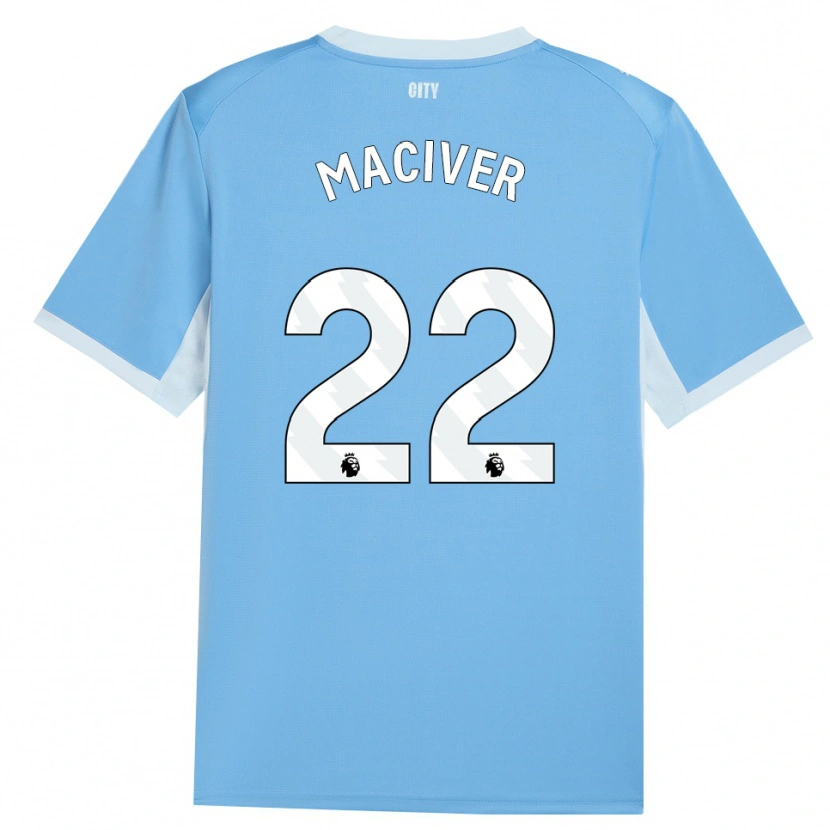 Danxen Femme Maillot Sandy Maciver #22 Lightskyblue Blanc Tenues Domicile 2026/27 T-Shirt