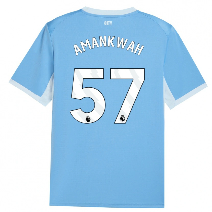 Danxen Femme Maillot Yeboah Amankwah #57 Lightskyblue Blanc Tenues Domicile 2026/27 T-Shirt