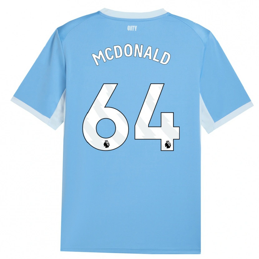 Danxen Femme Maillot Rowan Mcdonald #64 Lightskyblue Blanc Tenues Domicile 2026/27 T-Shirt