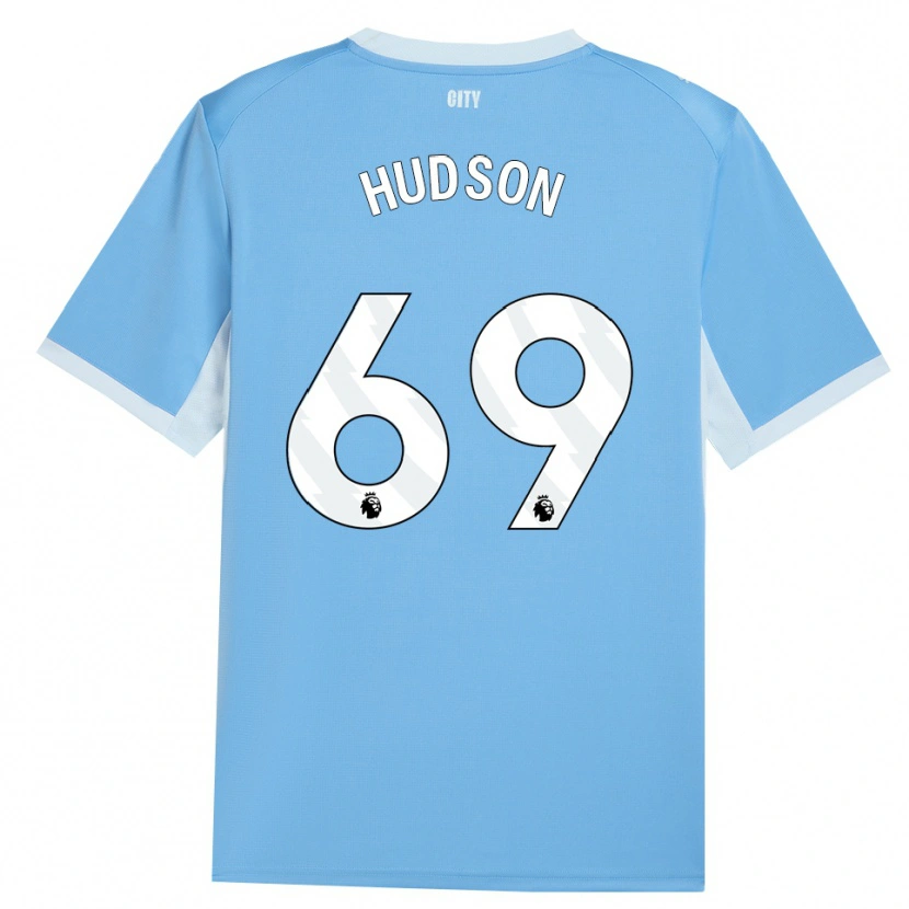 Danxen Femme Maillot Max Hudson #69 Lightskyblue Blanc Tenues Domicile 2026/27 T-Shirt