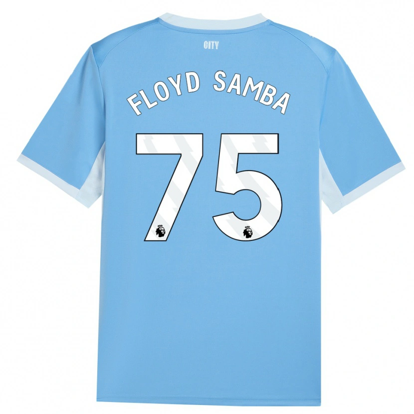 Danxen Femme Maillot Floyd Samba #75 Lightskyblue Blanc Tenues Domicile 2026/27 T-Shirt