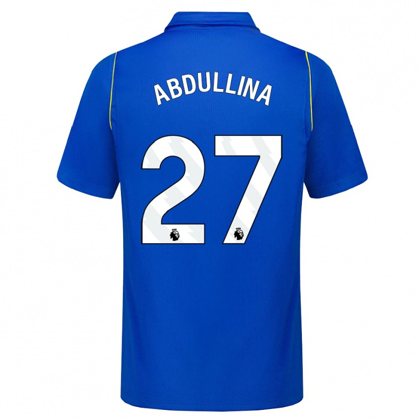 Danxen Femme Maillot Alsu Abdullina #27 Bleu Jaune Tenues Domicile 2026/27 T-Shirt