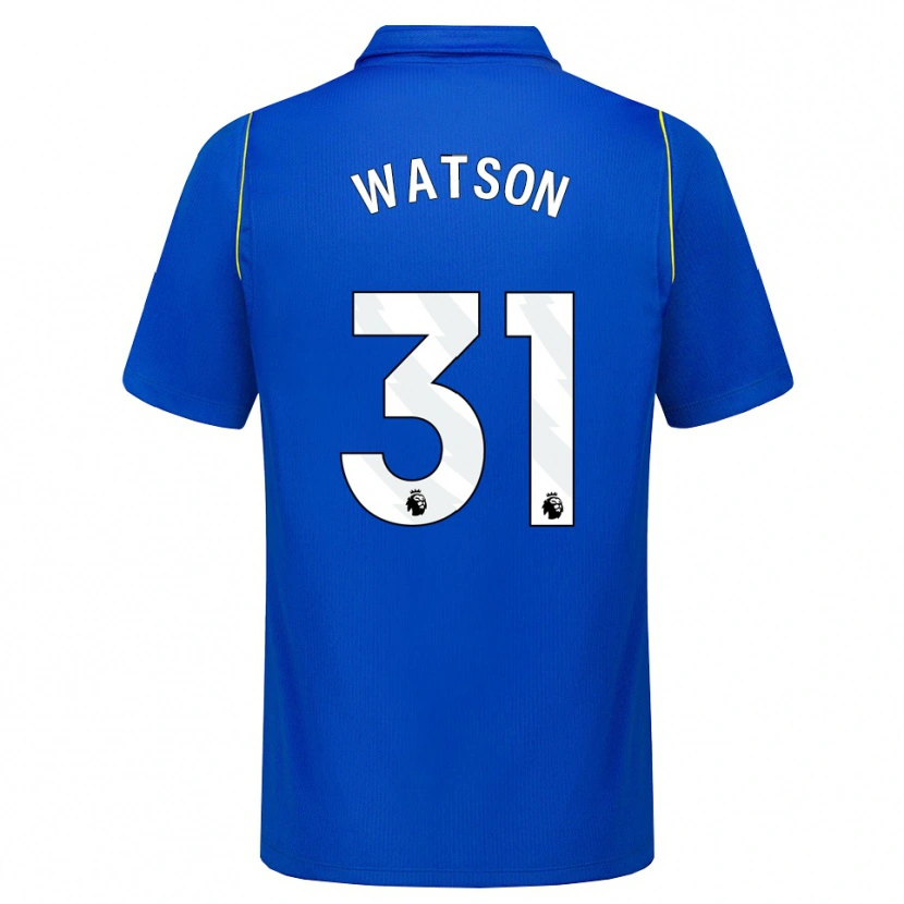 Danxen Femme Maillot Reggie Watson #31 Bleu Jaune Tenues Domicile 2026/27 T-Shirt