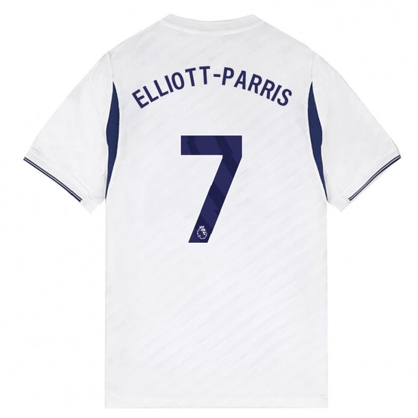 Danxen Femme Maillot Reiss Elliott-Parris #7 Blanc Rouge Violet Tenues Domicile 2026/27 T-Shirt