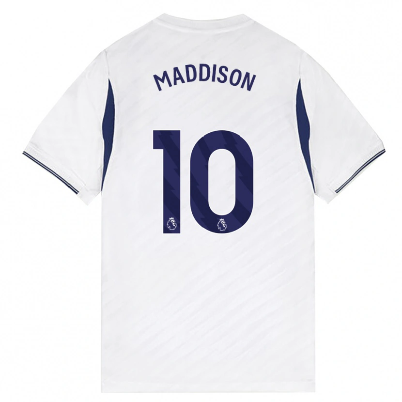 Danxen Femme Maillot James Maddison #10 Blanc Rouge Violet Tenues Domicile 2026/27 T-Shirt
