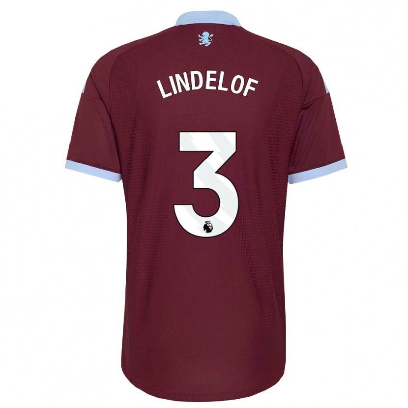 Danxen Femme Maillot Victor Lindelöf #3 Cornflowerblue Bourgogne Tenues Domicile 2026/27 T-Shirt