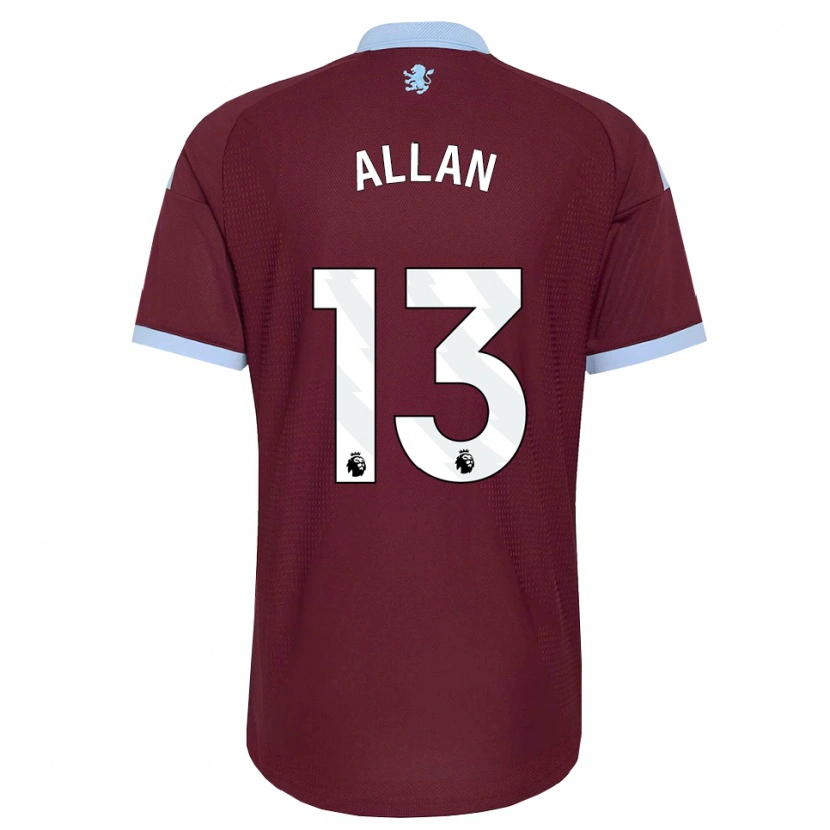 Danxen Femme Maillot Jack Allan #13 Cornflowerblue Bourgogne Tenues Domicile 2026/27 T-Shirt
