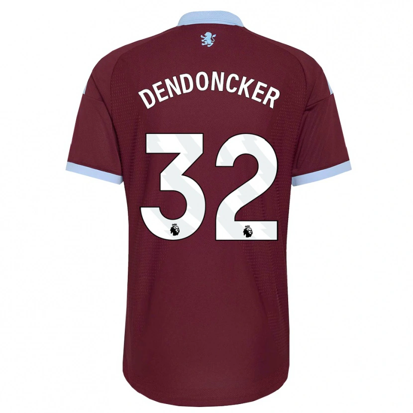 Danxen Femme Maillot Leander Dendoncker #32 Cornflowerblue Bourgogne Tenues Domicile 2026/27 T-Shirt