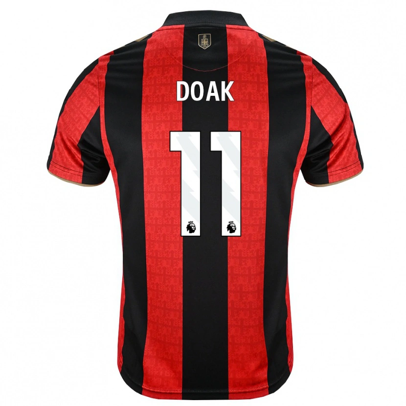 Danxen Femme Maillot Ben Gannon-Doak #11 Goldenrod Rouge Noir Tenues Domicile 2026/27 T-Shirt