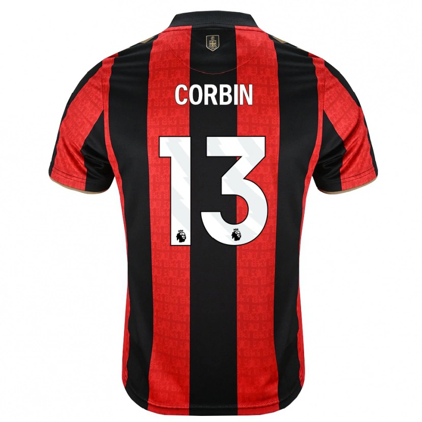 Danxen Femme Maillot Helen Corbin #13 Goldenrod Rouge Noir Tenues Domicile 2026/27 T-Shirt