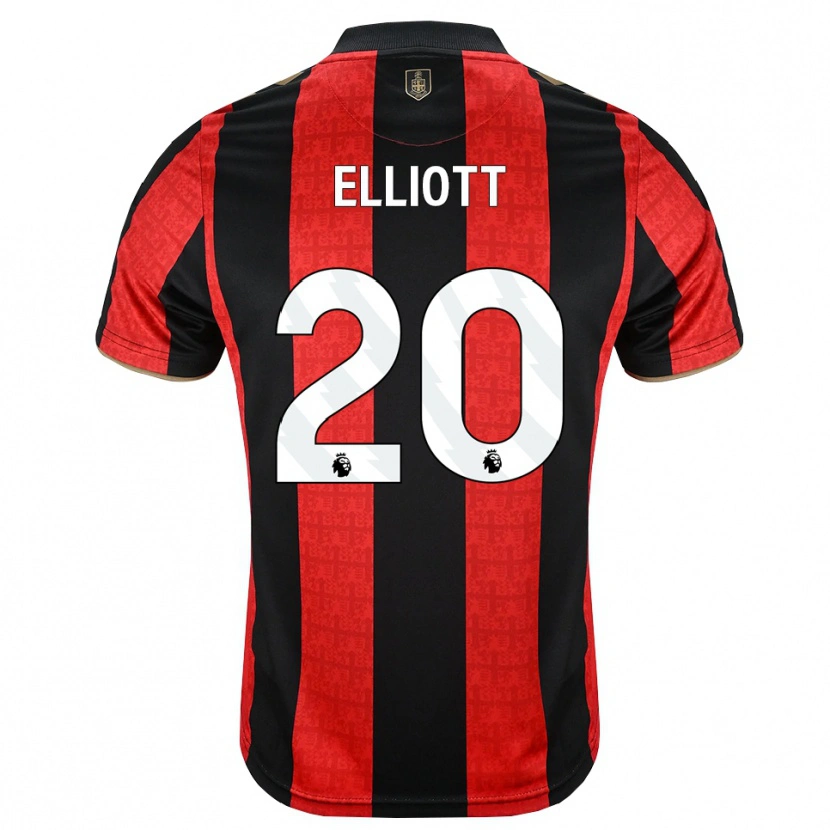 Danxen Femme Maillot Kaitlyn Elliott #20 Goldenrod Rouge Noir Tenues Domicile 2026/27 T-Shirt