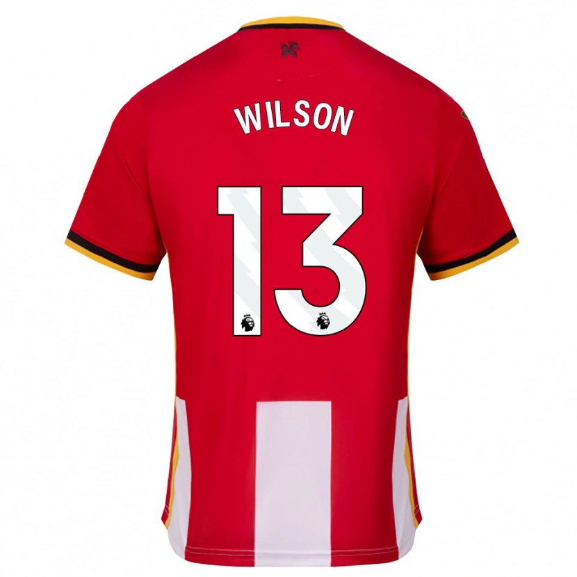 Danxen Femme Maillot Callum Wilson #13 Jaune Noir Rouge Tenues Domicile 2026/27 T-Shirt