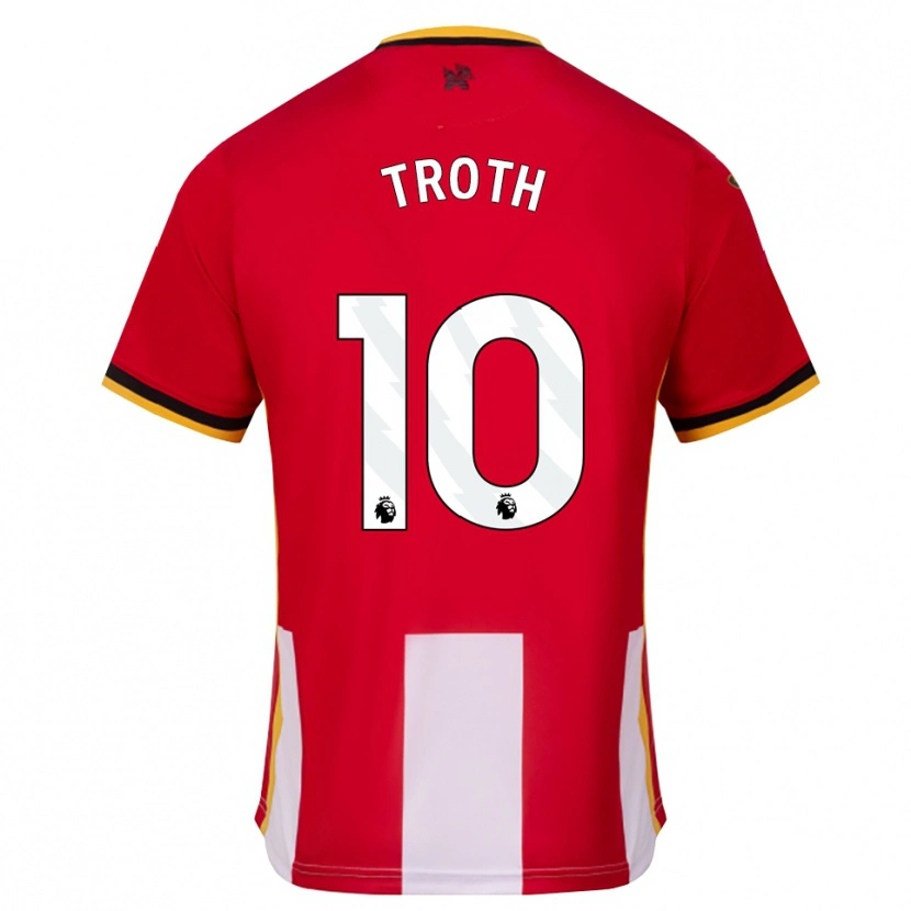 Danxen Femme Maillot Sophie Troth #10 Jaune Noir Rouge Tenues Domicile 2026/27 T-Shirt