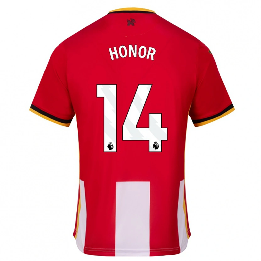 Danxen Femme Maillot Otis Honor #14 Jaune Noir Rouge Tenues Domicile 2026/27 T-Shirt